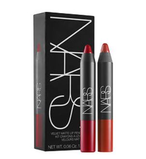  NARS Velvet Matte Lip Pencil Duo丝绒迷雾唇笔套装仅售 27元！