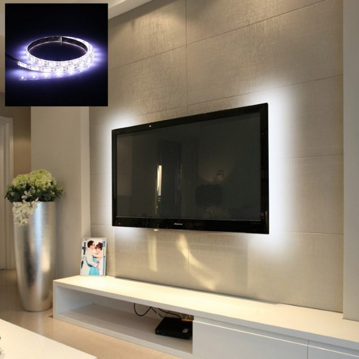  减少眼睛疲劳，增加图像清晰度！Vansky HDTV USBLED 液晶电视偏置照明灯 19.54元限量销售，原价 22.99元