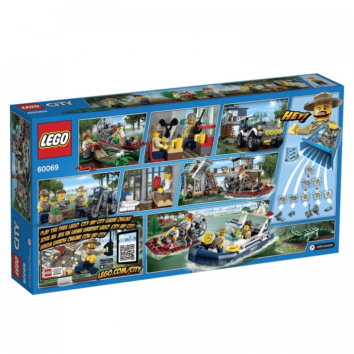  LEGO 乐高 60069 城市系列 沼泽警察局 72.48元限量特卖，原价 118元，包邮