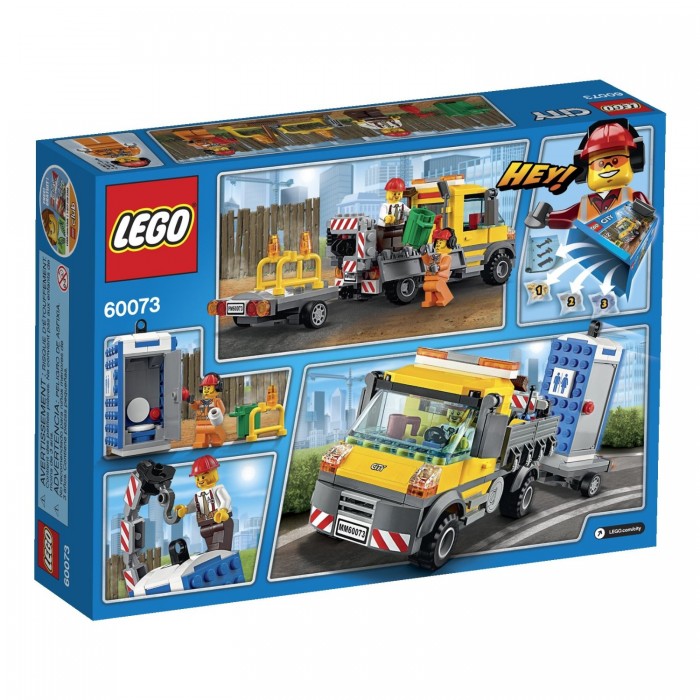  LEGO 乐高 60073 城市系列 工程搬运车 23.97元特卖，原价 29.99元