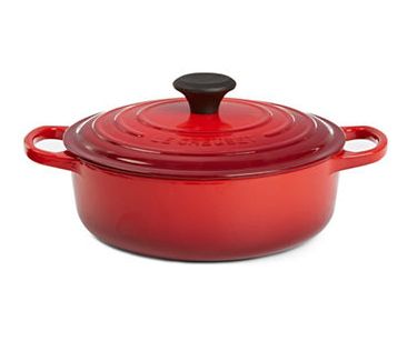  法国 LE CREUSET 酷彩铸铁珐琅3.3L椭圆形烧锅 144.49元特卖，原价 400元，包邮