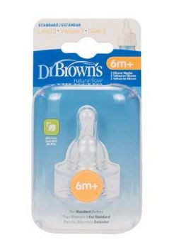  Dr. Brown's 布朗博士 332-P3 标准奶嘴2只装 2.99元特卖，原价 7.99元