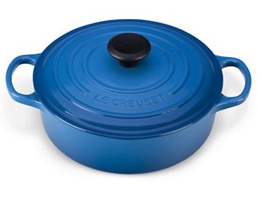  法国 LE CREUSET 酷彩铸铁珐琅3.3L椭圆形烧锅 144.49元特卖，原价 400元，包邮