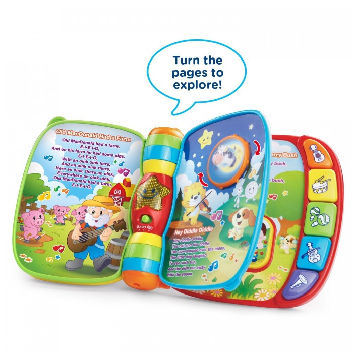 VTech 婴幼儿经典英语童谣音乐书 16.99元特卖，原价 19.99元
