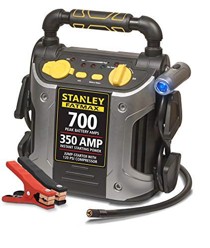  历史新低！Stanley 史丹利 J7CS 350 Amp 多功能移动电源/充电宝/照明灯/警报器/轮胎打气机/汽车电瓶紧急启动电源3.7折 67.67加元包邮！