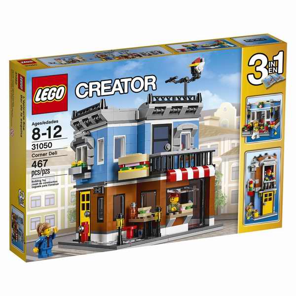  LEGO 乐高 31050 创意百变组 街角三明治店积木套装（467pcs）8折 39.97限时特卖并包邮！