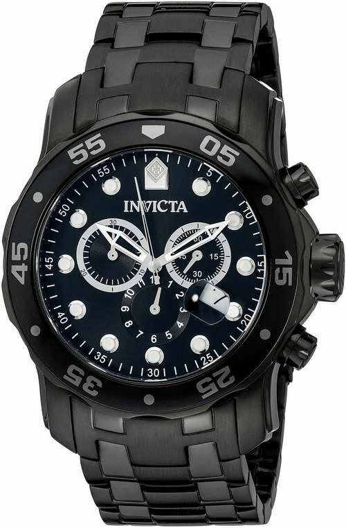  Invicta 0076 男士潜水系列瑞士计时型石英腕表1.2折 119.95元限量特卖并包邮！