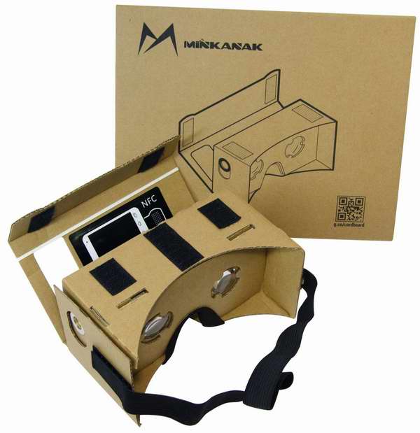  MINKANAK Google Cardboard Kit DIY 虚拟现实3D眼镜8.4折 15.99元限量特卖！