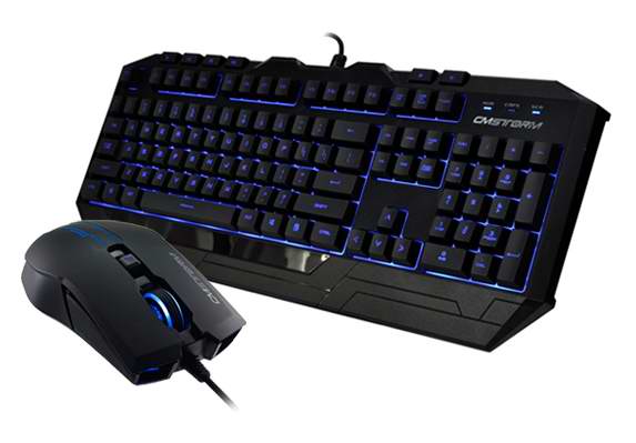  Cooler Master 酷冷至尊 Storm Devastator 毁灭者游戏键盘鼠标套装（蓝色版）6折 30元限时特卖并包邮！