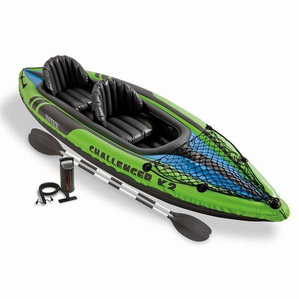  售价大降！历史新低！Intex 挑战者 K2 Kayak 二人充气独木舟套装4.9折 99.81元限时清仓并包邮！