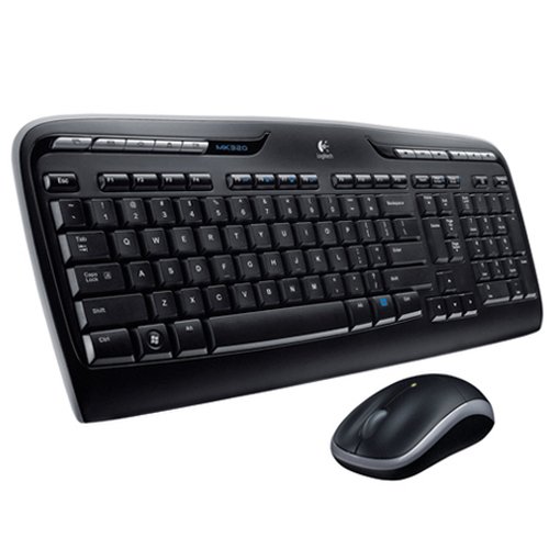  Logitech 罗技 MK320 2.4GHz 舒适型无线键盘鼠标套装5折 29.99元限时特卖并包邮！