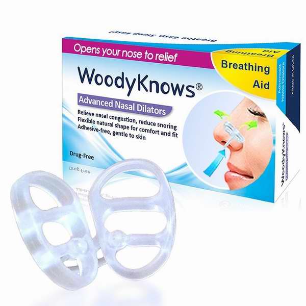  瞬间缓解鼻塞、打呼噜！WoodyKnows 鼻撑通气鼻贴/止鼾器/鼻扩张器（S或M码两只装）6折 11.28元限时特卖！