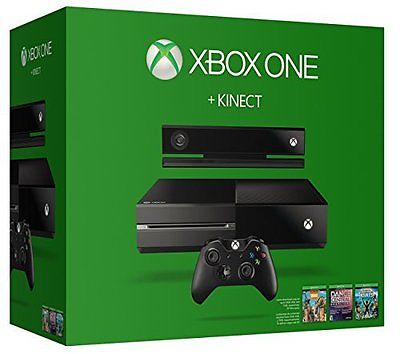  Xbox One 500GB 家庭娱乐游戏机+Kinect体感+3经典游戏《舞動全身，Kinect体育竞技，动物园大亨》套装7.5折 386.21元限时特卖并包邮！