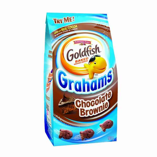  历史最低价！最佳早餐选择！Pepperidge Farm Goldfish 小金鱼巧克力香脆饼干（180克x12包）5.3折 19.08元限时特卖！