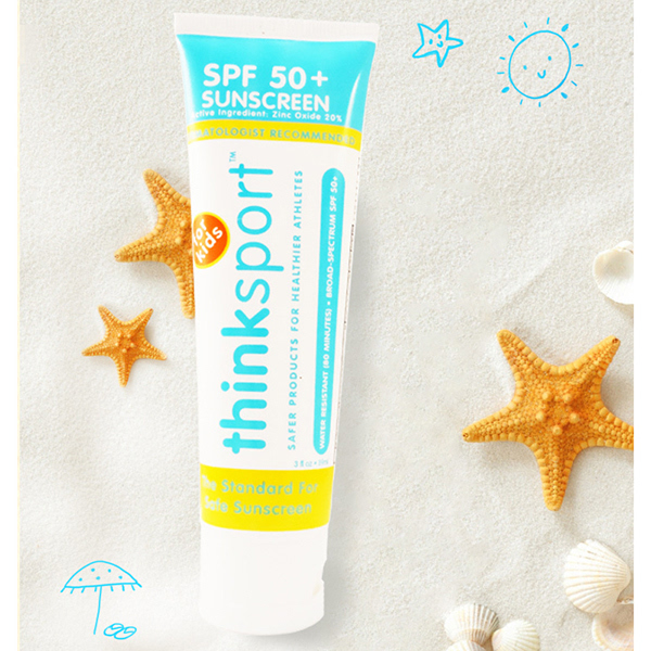  最安全儿童防晒！Thinksport Tskids3儿童户外防晒霜 SPF 50+  特价 16.16元，原价18.12元