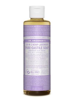  历史新低！Dr. Bronner's 16盎司有机薰衣草油纯橄榄皂液（16盎司）5折 9.99加元！