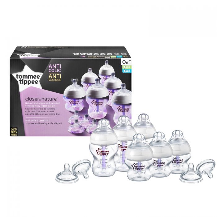  精选 3款Tommee Tippee 自然奶瓶系列婴儿宽口径防胀气 4.5折起特卖，最低 24.75元特卖！