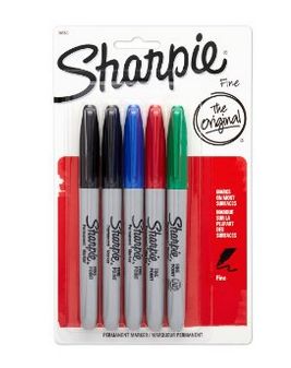  Sharpie FINE POINT 5支马克笔 3.97元特卖，原价 8.79元