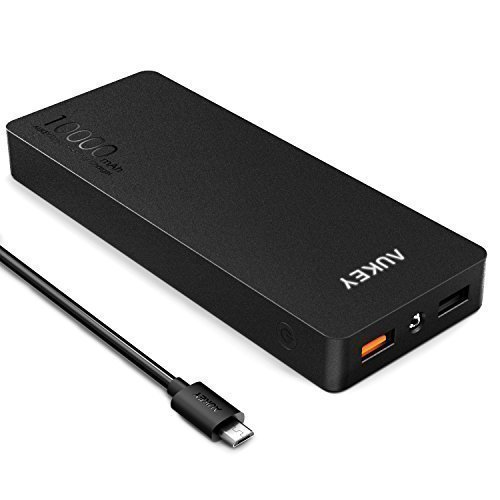  Aukey 10000mAh 双口便携式快速充电移动电源充电宝 22.09元限量销售，原价 25.99元，包邮