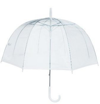  RainStoppers W3465 透明PVC圆顶伞 12.3元特卖，原价 19.45元