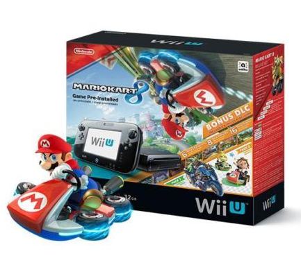  eBay金牌卖家促销，Nintendo任天堂 Wii U 32GB版 超级马里奥赛车8套装  299元特卖，原价 329.99元，包邮