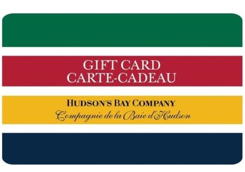  买75元 Hudson's Bay 礼品卡仅需 55元！今日西部时间下午5点/东部8点结束！