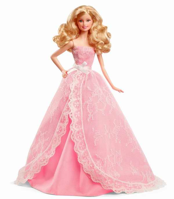  Mattel Barbie 芭比珍藏系列2015生日愿望娃娃4.2折 14.76元限时特卖！