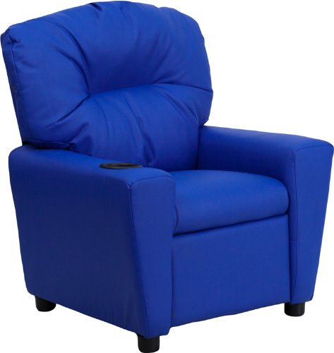  Flash Furniture BT-7950-KID-BLUE-GG 豪华儿童单人沙发4.3折 78.01元限时特卖并包邮！