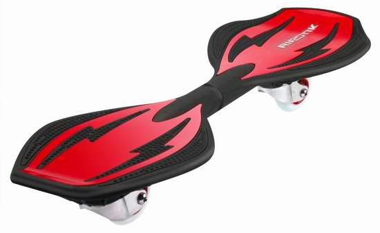 历史最低价！Razor 15055660 RipStik Ripster 红色精灵儿童蛇板/滑板3折 37.69元限时清仓并包邮！