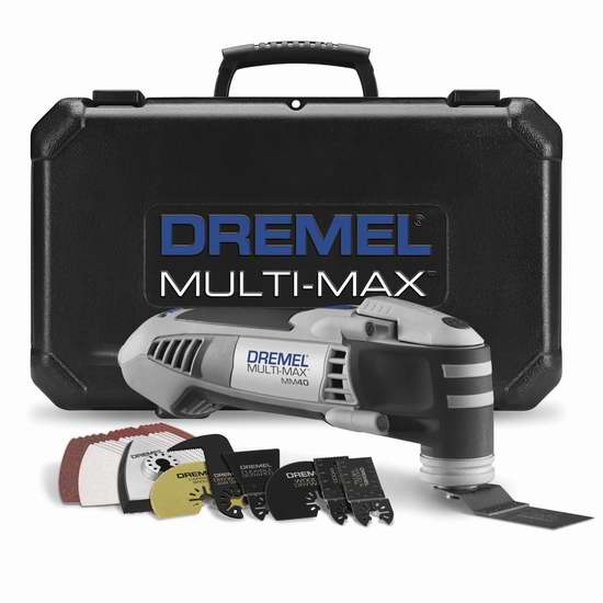  Dremel 琢美 MM40-05 Multi-Max 3.8安培手持式电铲切割/铲刀套装6.5折 109.99元限量特卖并包邮！
