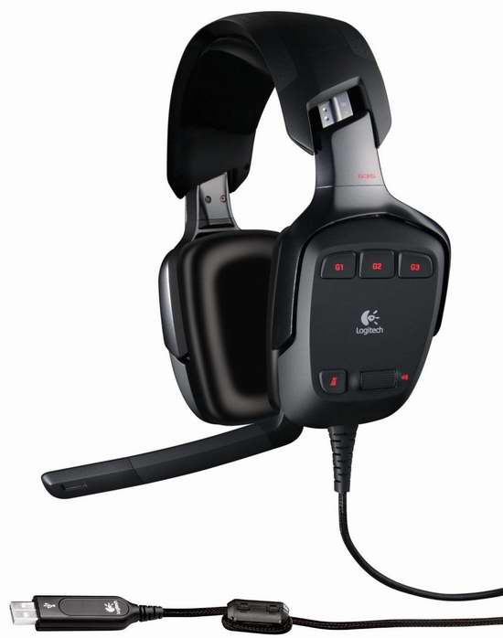  Logitech 罗技 G35 7.1声道环绕立体声耳机4.6折 69.95元限时特卖并包邮！