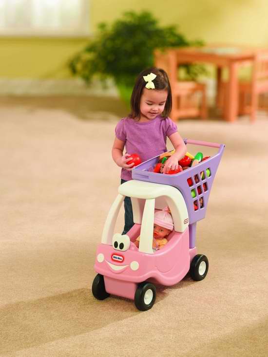  历史最低价！Little Tikes 粉红小公主玩具购物车3.6折 18加元限时特卖！