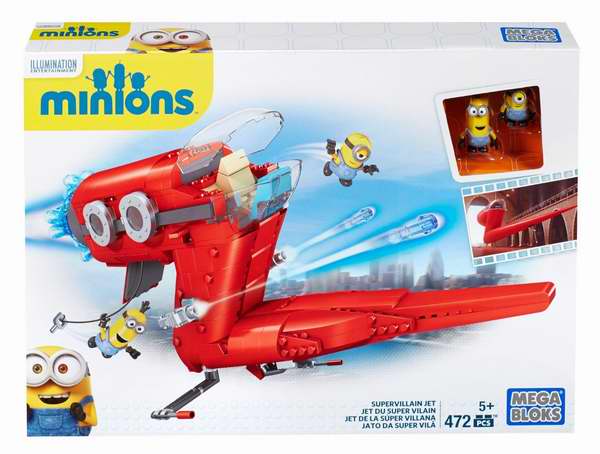  Mega Bloks 美高 Minions 小黄人超级爪牙喷气机 19.98元特卖，原价 58元