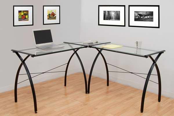  Studio Designs Calico Designs 50311 L型玻璃电脑桌5折 139.26元限时特卖并包邮！