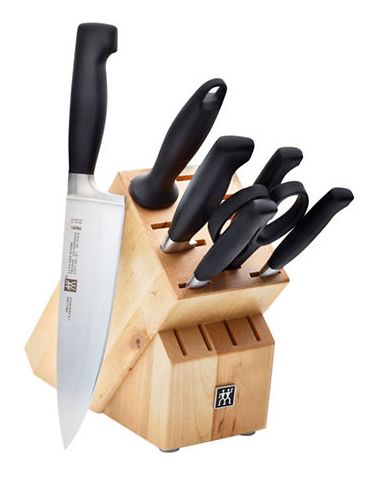  Zwilling J.A Henckels 双立人 四星系列厨房刀具8件套2.8折 249.99元限时特卖并包邮！