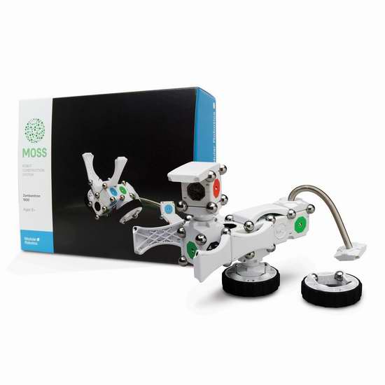  Modular Robotics Moss Zombonitron 1600 磁力机器人套件2.9折 67.51元限时清仓并包邮！