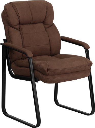  历史最低价！Flash Furniture GO-1156-BN-GG 超细纤维加厚软垫办公椅4.2折 94.62元限时特卖并包邮！