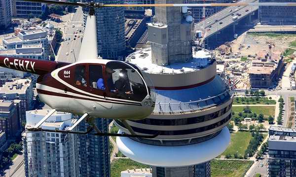 俯瞰多伦多震撼美景！Heli Tours 15公里直升机之旅1-3人机票4.9折 59-169元限时特卖！