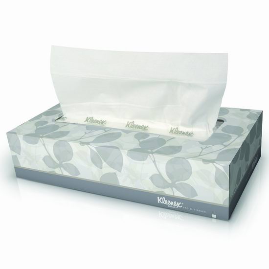  Kimberly-Clark 金佰利 Kleenex 舒洁 面巾纸/抽纸（双层125抽x48盒）超值装2.5折 37.77元限时特卖并包邮！