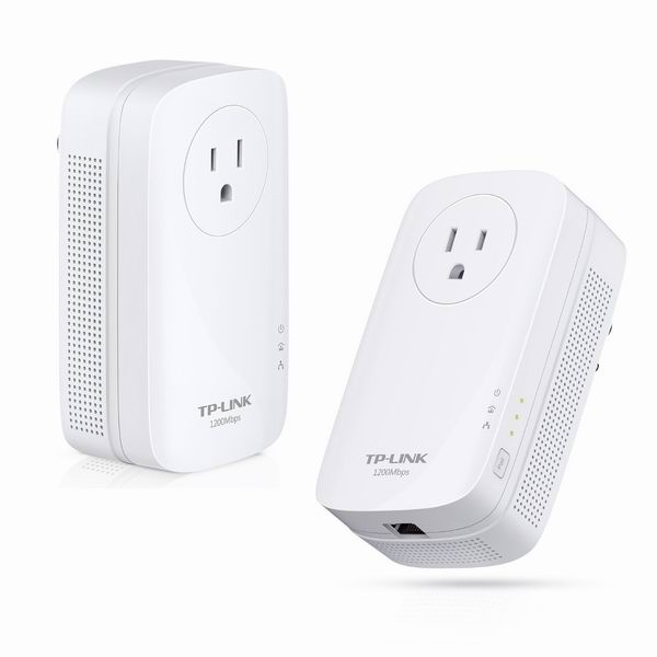  TP-LINK TL-PA8010P AV1200 1200Mbps 高速电力猫2件套6.4折 69.99元限时特卖并包邮！