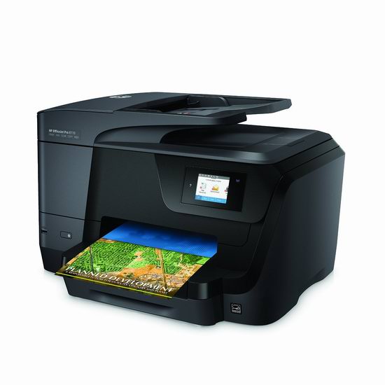  史低价再降20元！HP 惠普 OfficeJet Pro 8710 多功能一体专业喷墨打印机3.5折 79.65元限时特卖并包邮！