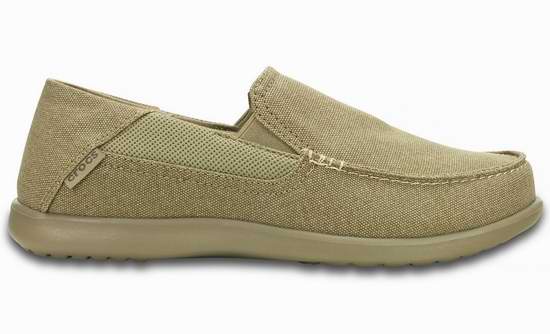  Crocs Santa Cruz 2 Luxe 男式轻质休闲平底鞋2.5折 18元限时特卖！两色可选！