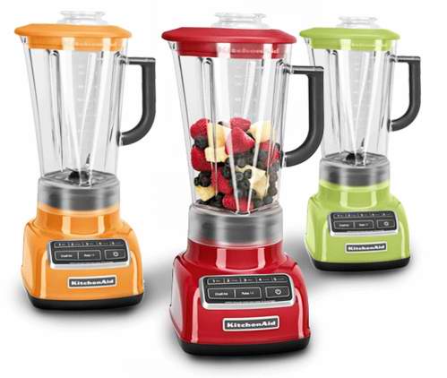  KitchenAid 5速60盎司钻石强力搅拌机4.8折 109.99元限时特卖并包邮！6色可选！