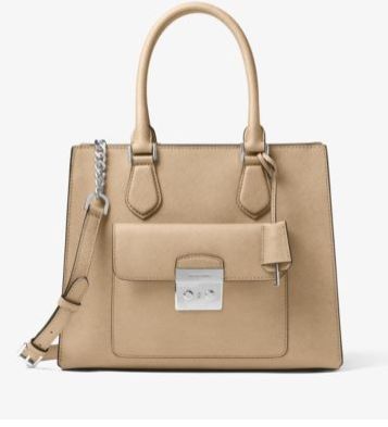  Michael Kors Bridgette 女士中号单肩斜跨方型小猪包 193.2元特卖，原价 368元，包邮
