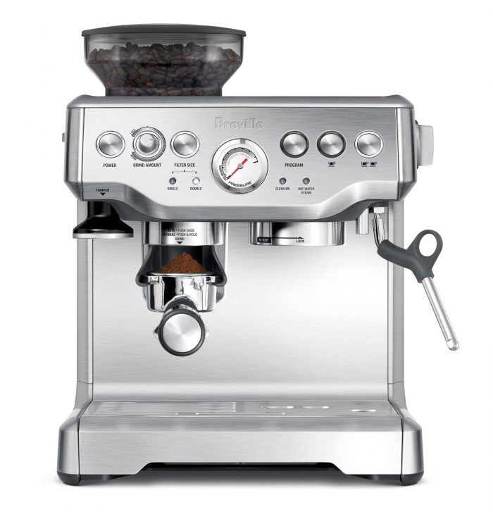  翻新 Breville 铂富 BES870XL 意式浓缩带磨豆功能 一体式咖啡机 335.98加元包邮！