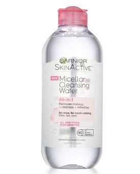  懒美人必备! Garnier 400ml卡尼尔全新温和无需水卸妆水 6.99元特卖，原价 9.99元