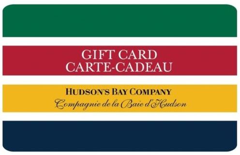  Ebay.ca网店促销，Hudson's Bay 礼品卡满100元立减19元！
