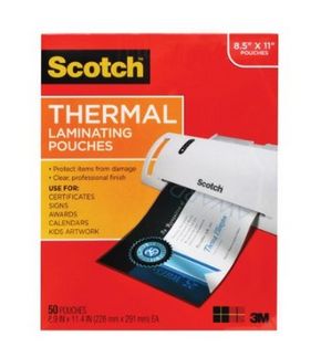  Scotch 50张塑封膜(8.9 x 11.4 英寸) 8.96元特卖，原价 14.43元