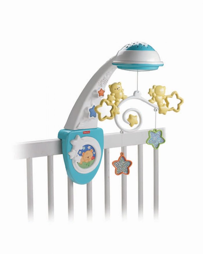  Fisher-Price 费雪3合1灯光投影音乐旋转床铃 28.99元特卖，原价 44.99元，包邮