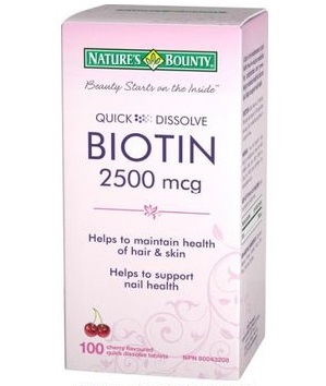  历史新低！Nature's Bounty 自然之宝 100粒Biotin生物素 8.18加元限时特卖！